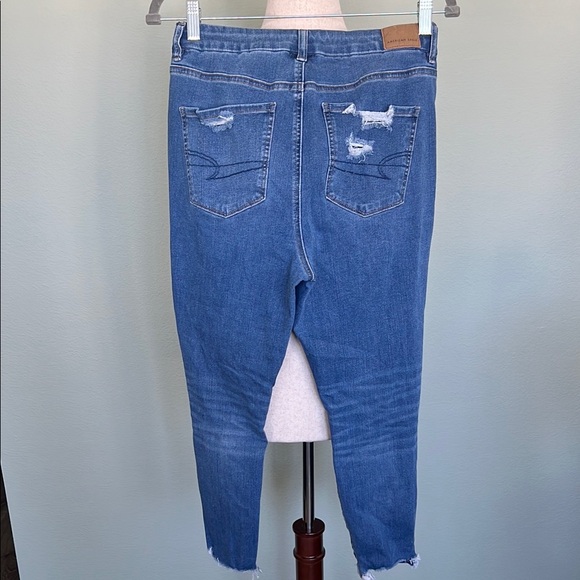 American Eagle Outfitters Blue Classic Dream Stretch Denim Jeans - Picture 7 of 7